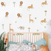 Load image into Gallery viewer, Safari Animals Wall Decals
