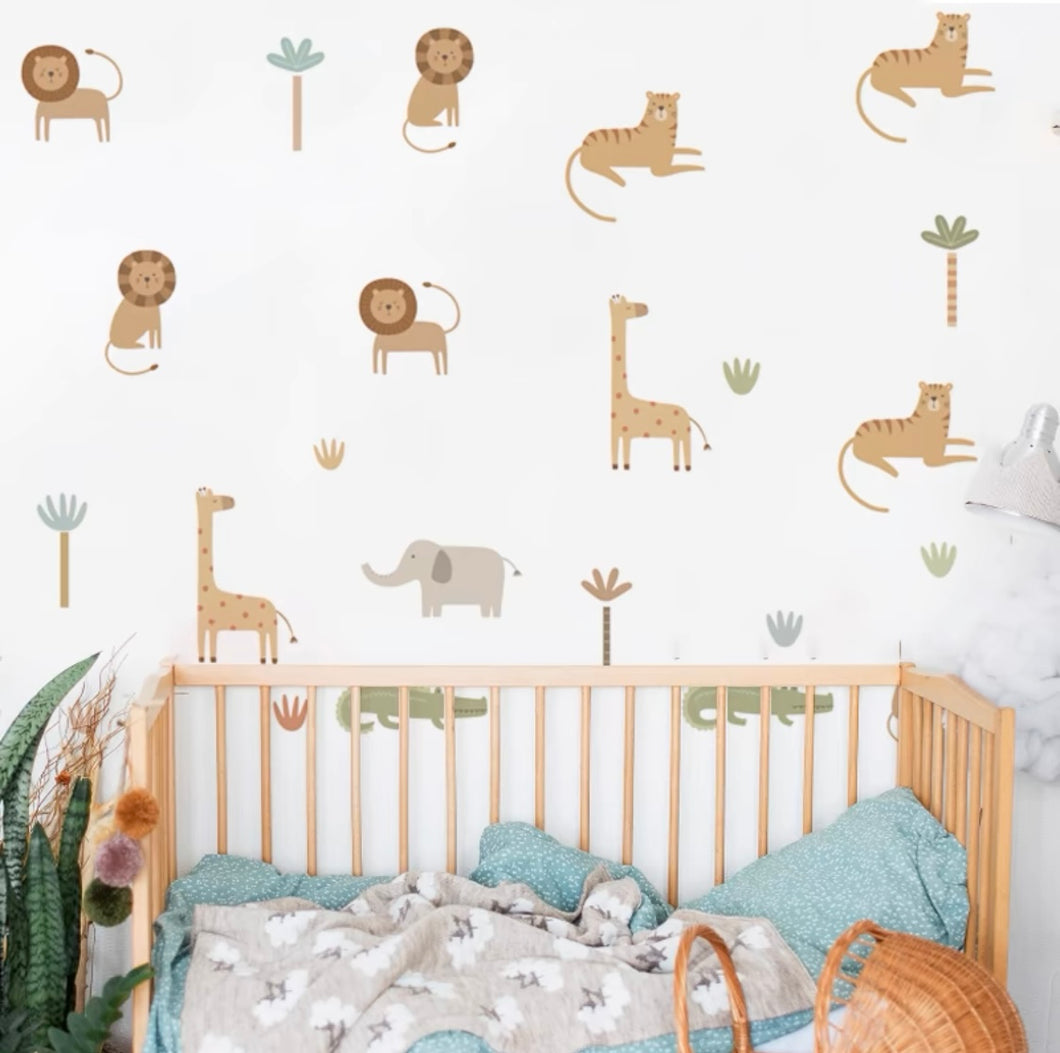 Safari Animals Wall Decals