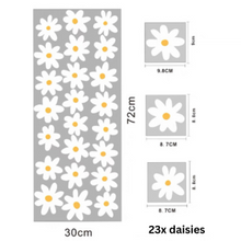 Load image into Gallery viewer, White Daisy Wall Decals
